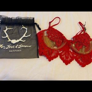 For Love and Lemons Skivvies Bralette